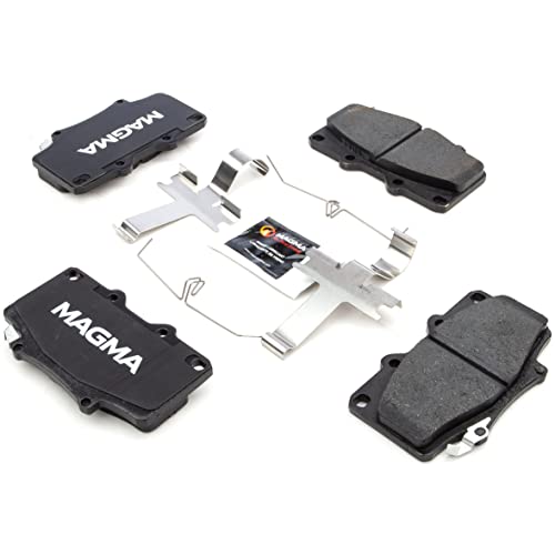 MAGMA Premium PMD502C Ceramic Brake Pads, Front