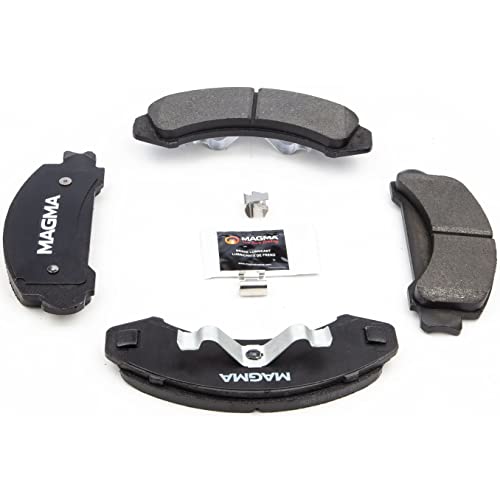 MAGMA Premium PMD387M Semi-Metallic Brake Pads, Front