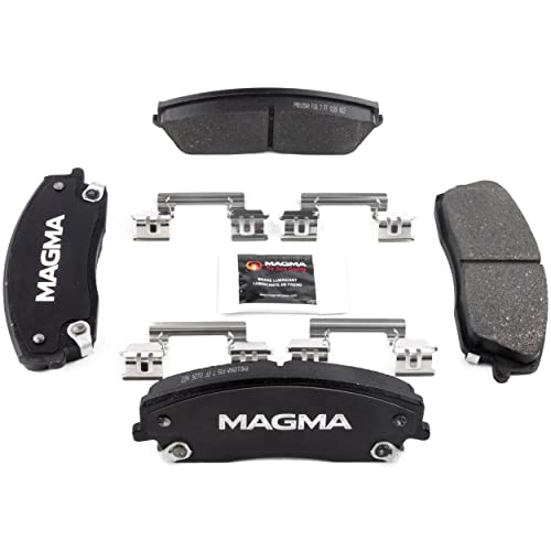 MAGMA Premium PMD1056M Semi-Metallic Brake Pads, Front