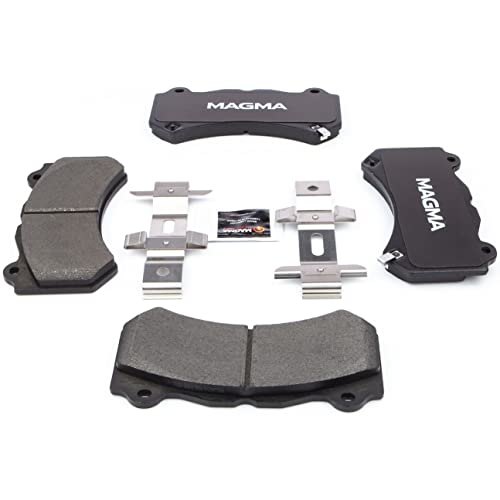 MAGMA Premium PMD1405M Semi-Metallic Brake Pads, Front