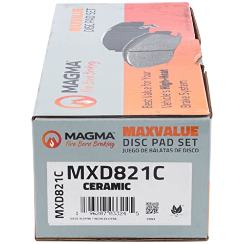 MAGMA MaxValue MXD821C Ceramic Brake Pads, Front