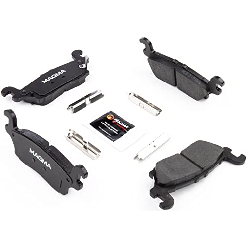MAGMA Premium PMD1120C Ceramic Brake Pads, Rear