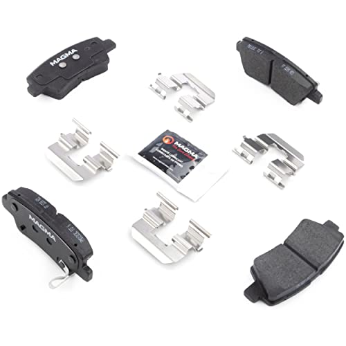 MAGMA Premium PMD1313C Ceramic Brake Pads, Rear