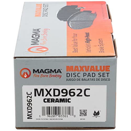 MAGMA MaxValue MXD962C Ceramic Brake Pads, Rear
