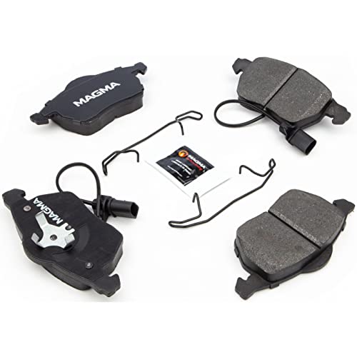 MAGMA Premium PMD840M Semi-Metallic Brake Pads, Front