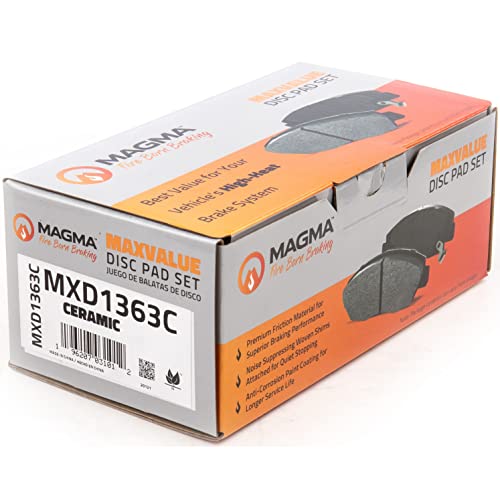 MAGMA MaxValue MXD1363C Ceramic Brake Pads, Front