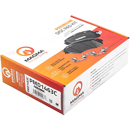 MAGMA Premium PMD1463C Ceramic Brake Pads, Front