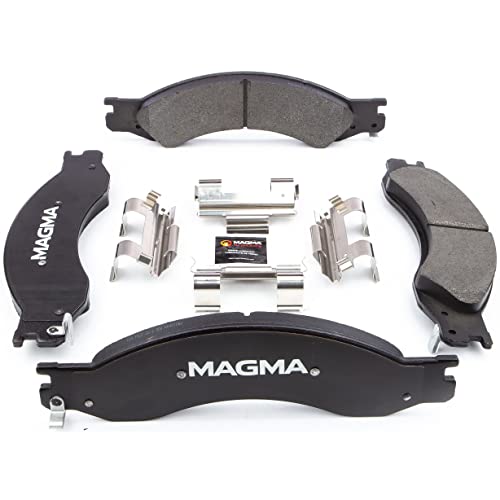 MAGMA Premium PMD1064M Semi-Metallic Brake Pads, Rear