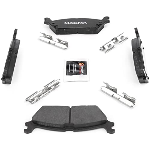 MAGMA Premium PMD1790C Ceramic Brake Pads, Rear