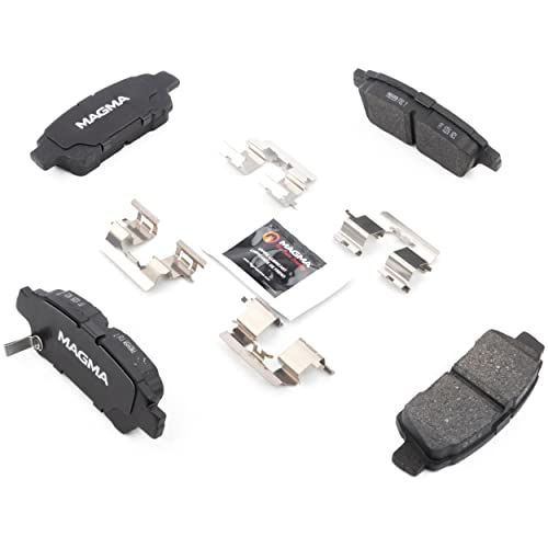 MAGMA Premium PMD995M Semi-Metallic Brake Pads, Rear