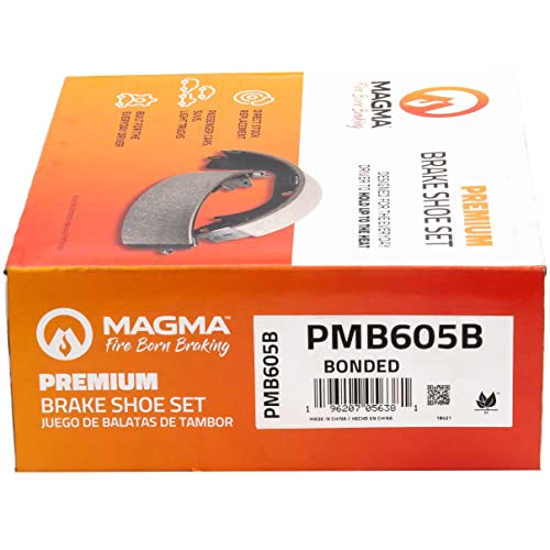 MAGMA Premium PMB605B Bonded Shoes, Rear