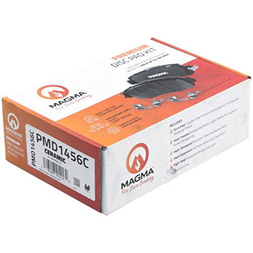 MAGMA Premium PMD1456C Ceramic Brake Pads, Rear