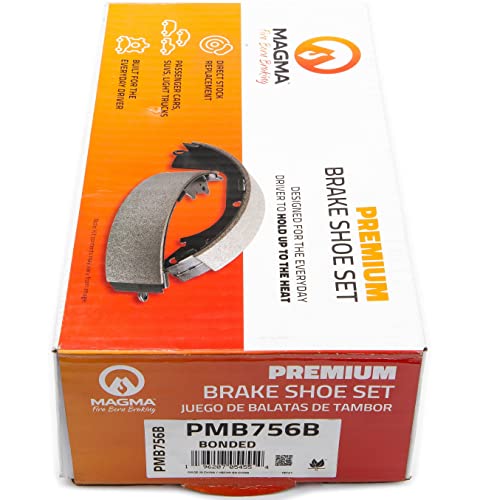 MAGMA Premium PMB756B Bonded Shoes, Rear
