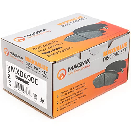 MAGMA MaxValue MXD400C Ceramic Brake Pads, Rear
