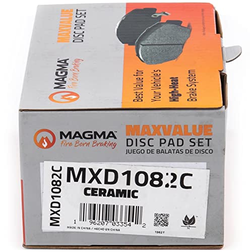 MAGMA MaxValue MXD1082C Ceramic Brake Pads, Rear