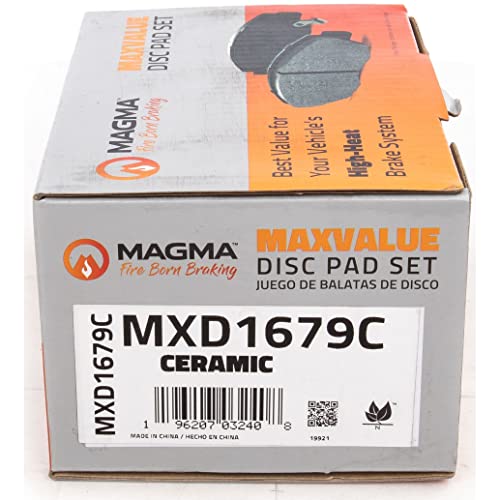 MAGMA MaxValue MXD1679C Ceramic Brake Pads, Rear