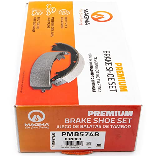 MAGMA Premium PMB574B Bonded Shoes, Rear