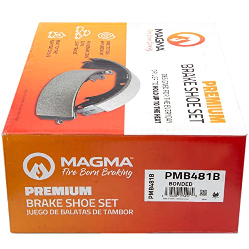MAGMA Premium PMB481B Bonded Shoes, Rear