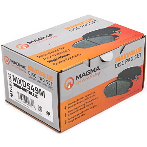 MAGMA MaxValue Semi-Metallic Brake Pads MXD549M