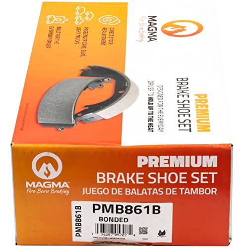 MAGMA Premium PMB861B Bonded Shoes, Rear