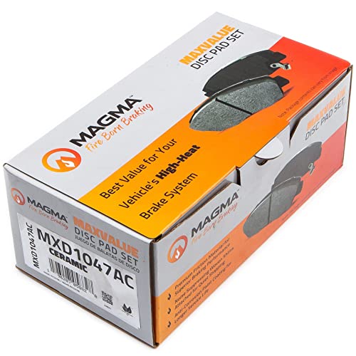 MAGMA MaxValue MXD1047AC Ceramic Brake Pads, Front