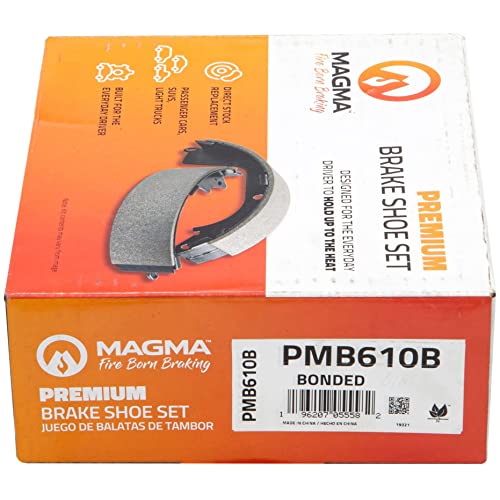 MAGMA Premium PMB610B Bonded Shoes, Rear