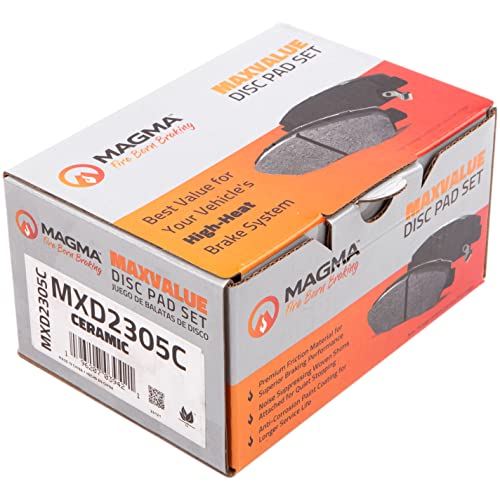 MAGMA MaxValue MXD2305C Ceramic Brake Pads, Rear