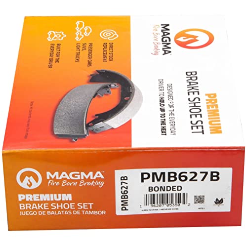 MAGMA Premium PMB627B Bonded Shoes, Rear