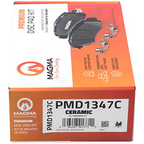 MAGMA Premium PMD1347C Ceramic Brake Pads, Rear