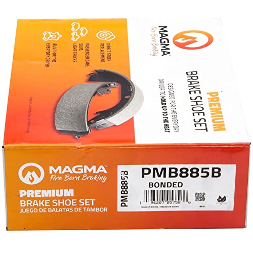 MAGMA Premium Parking Brake Shoes PMB885B