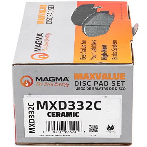 MAGMA MaxValue MXD332C Ceramic Brake Pads, Rear