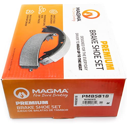 MAGMA Premium PMB581B Bonded Shoes, Rear