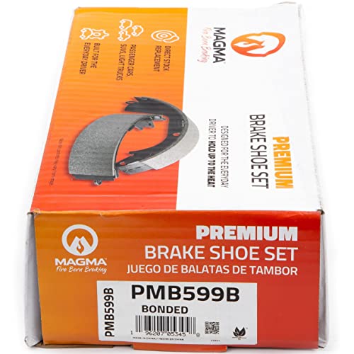 MAGMA Premium PMB599B Bonded Shoes, Rear