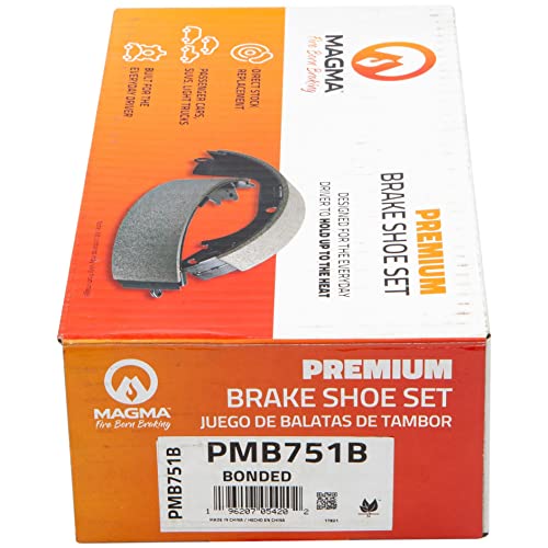 MAGMA Premium PMB751B Bonded Shoes, Rear