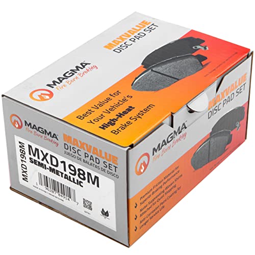 MAGMA MaxValue Semi-Metallic Brake Pads MXD198M