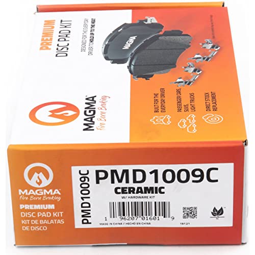 MAGMA Premium PMD1009C Ceramic Brake Pads, Front