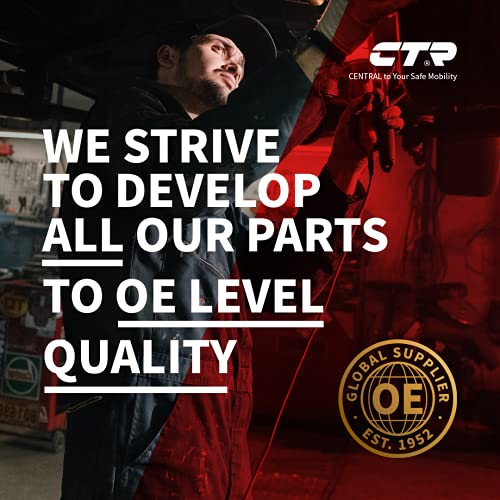 CTR [OE Supplier] CE0538R Front Right Outer Tie Rod End Compatible with Infiniti JX35 2013, QX60 2019-2014, Nissan Murano 2019-2015, Pathfinder 2019-2013 - Replaces ES801266, MS30669