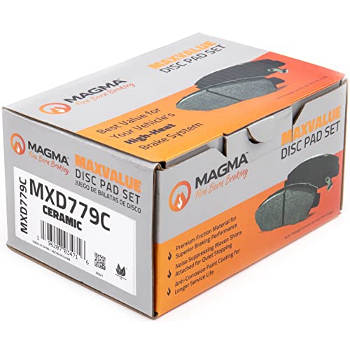 MAGMA MaxValue MXD779C Ceramic Brake Pads, Rear
