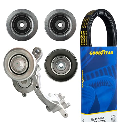 Goodyear Replacement Belts and Hoses 5027 Serpentine Belt Drive Component Kit, Gray