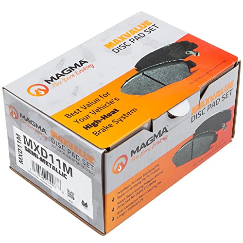MAGMA MaxValue MXD11M Semi-Metallic Brake Pads, Front