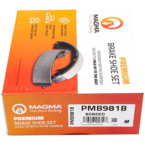 MAGMA Premium PMB981B Parking Brake Shoes