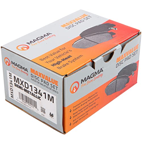 MAGMA MaxValue MXD1341M Semi-Metallic Brake Pads, Rear