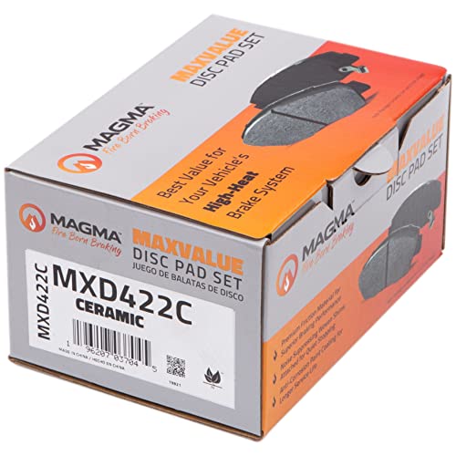 MAGMA MaxValue MXD422C Ceramic Brake Pads, Front