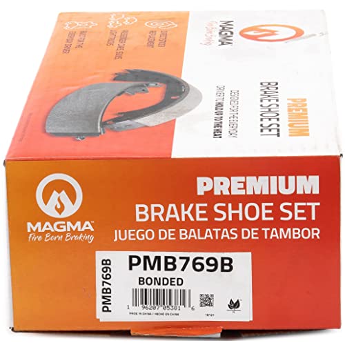 MAGMA Premium PMB769B Bonded Shoes, Rear