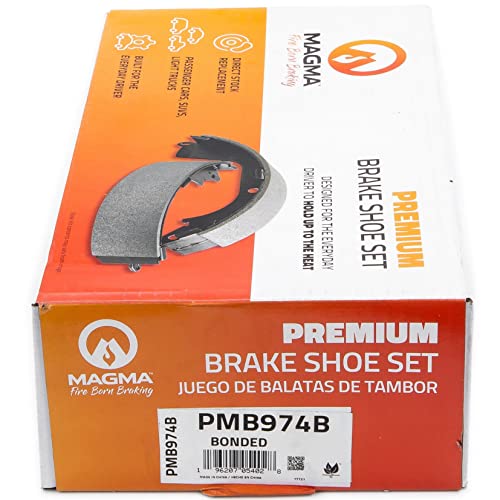 MAGMA Premium PMB974B Bonded Shoes, Rear