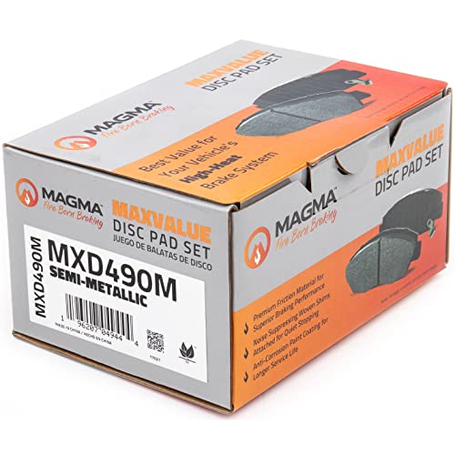 MAGMA MaxValue Semi-Metallic Brake Pads MXD490M