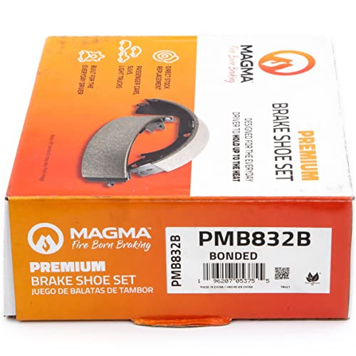 MAGMA Premium PMB832B Bonded Shoes, Rear