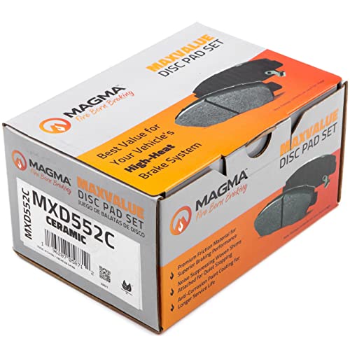 MAGMA MaxValue MXD552C Ceramic Brake Pads, Front