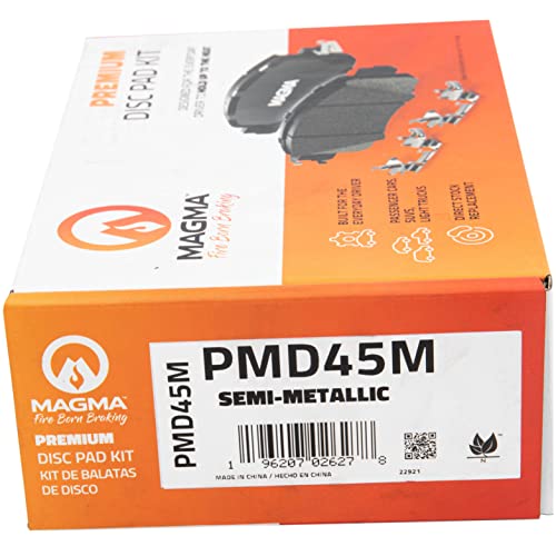 MAGMA Premium Semi-Metallic Brake Pads PMD45M