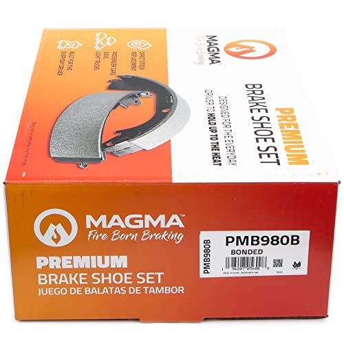 MAGMA Premium Parking Brake Shoes PMB980B
